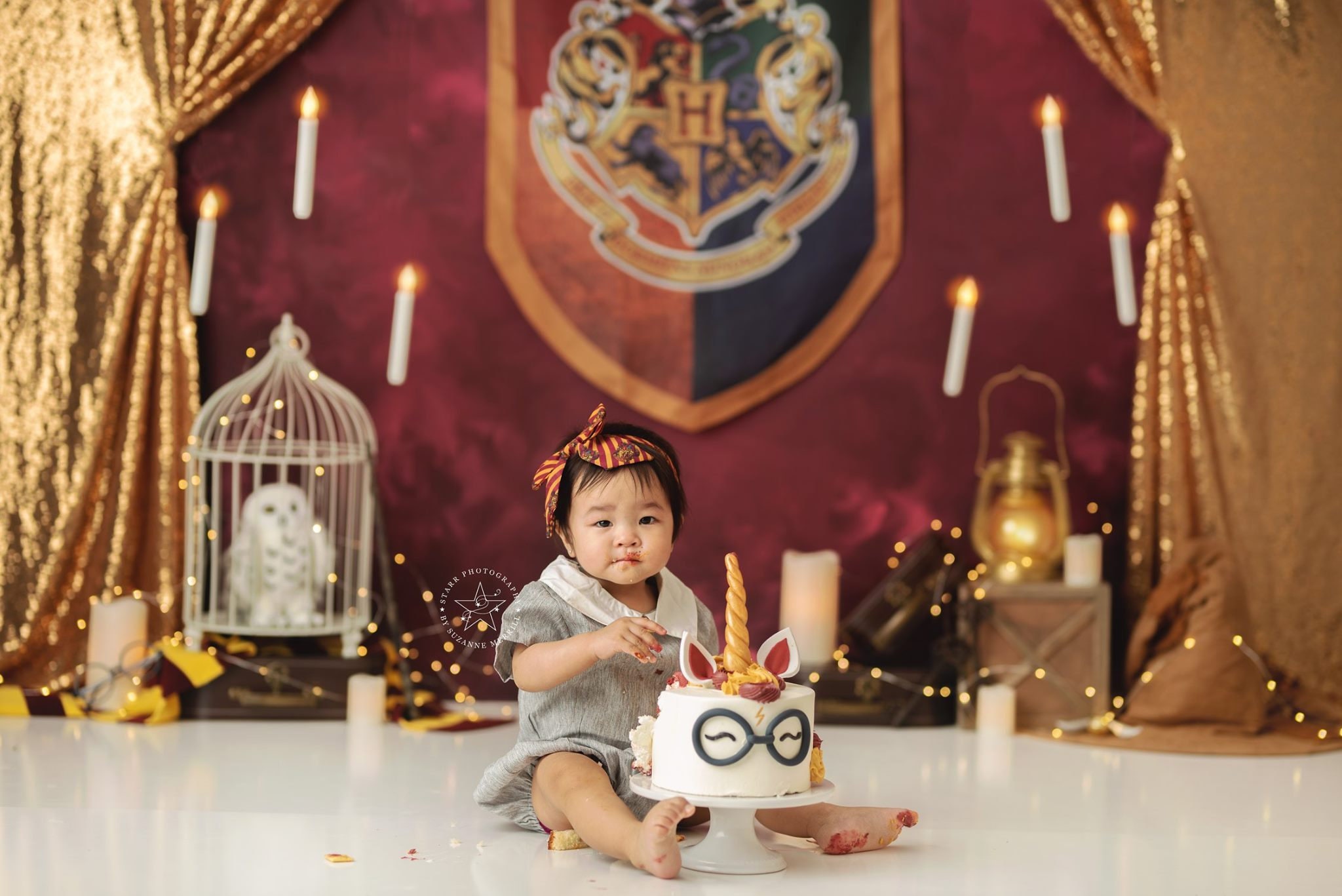 Poudlard Harry Potter toile de fond anniversaire bannière de fond photo  décorati