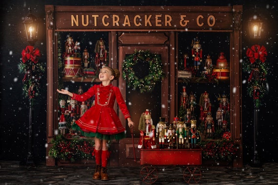 Nutcracker & Co Wrinkle Free Fabric Photography Backdrop - Etsy UK