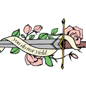 Throne of Glass sticker, Throne of Glass sticker, ACOTAR sticker, Sarah J Maas sticker, glitter sticker, Dorian sticker, Manon sticker