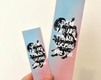 ACOTAR bookmark, ACOTAR mini bookmark, Court of Thorns And Roses, ACOTAR, mini bookmark, Sarah j Maas bookmark, there you are, sjm, bookmark