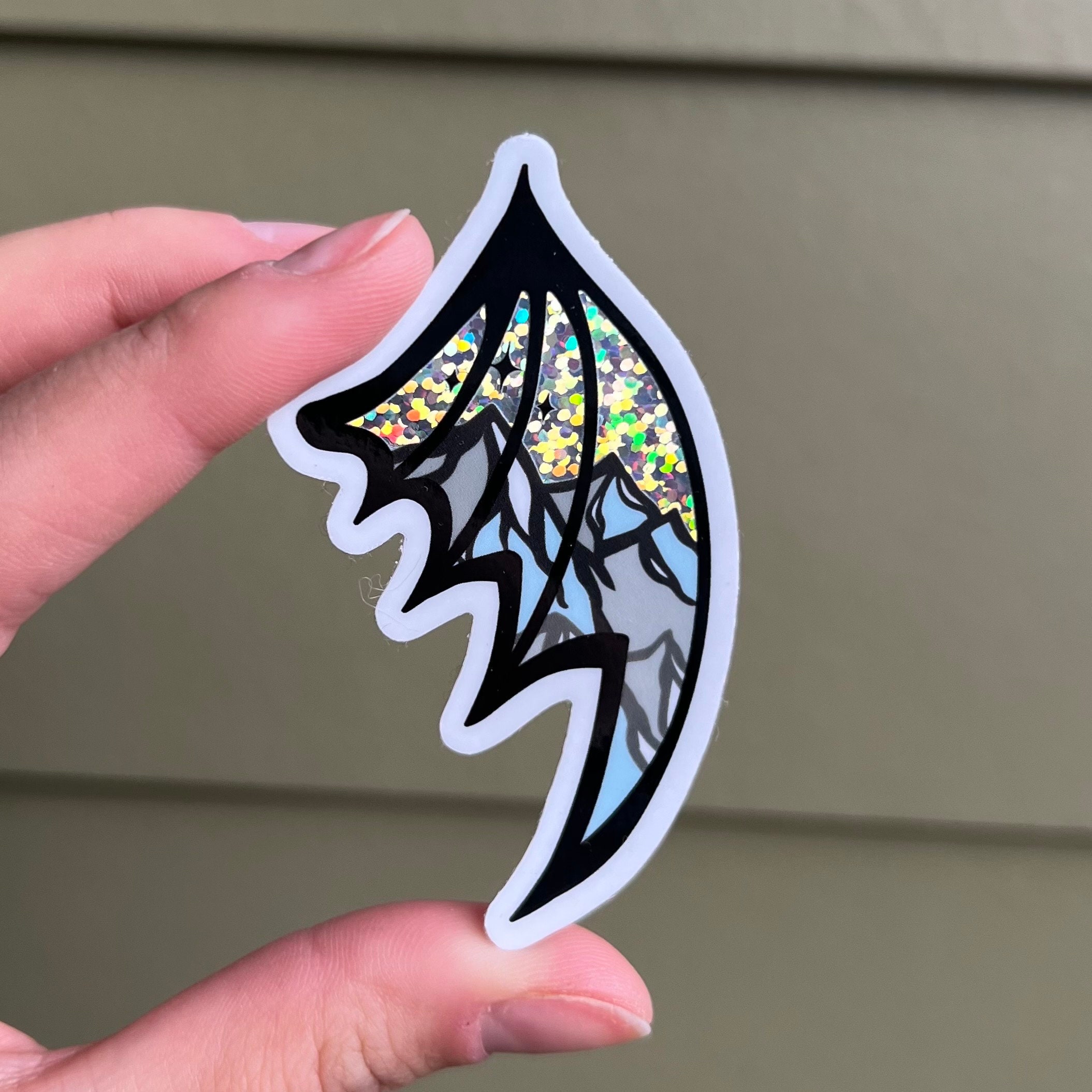 ACOTAR Glitter Sticker, A Court of Thorns and Roses Sticker, Velaris ...