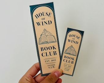 ACOTAR bookmark, ACOSF, ACOTAR mini bookmark, Court of Thorns And Roses, House of Wind, acotar, House of Wind Book Club, mini bookmark, sjm