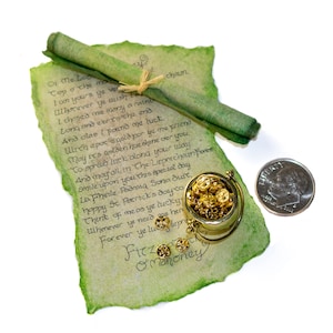 Carta de duende com ouro (personalizada) Dia de São Patrício