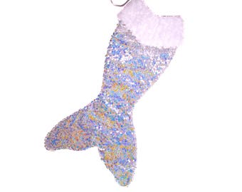 Shell Silverstein - Mermaid Tail Christmas Stocking - Made by I Believe in Mermaids