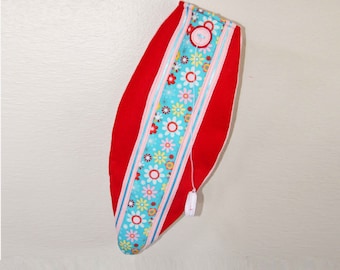 Surfboard Christmas Stocking - Flower Girl