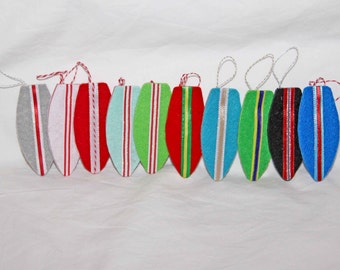 Felt Surfboard Ornament