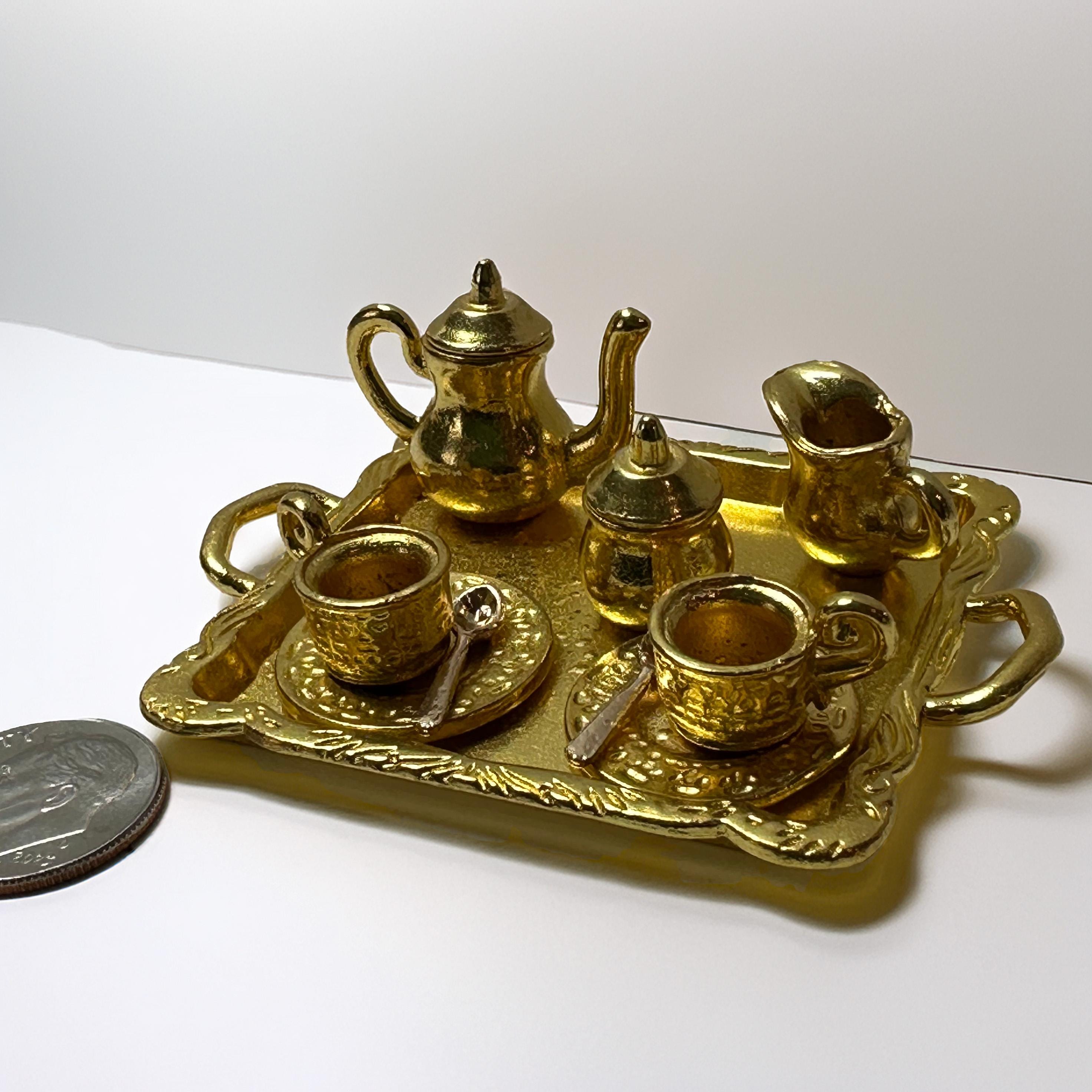 Clover Miniature Tea Set - Etsy