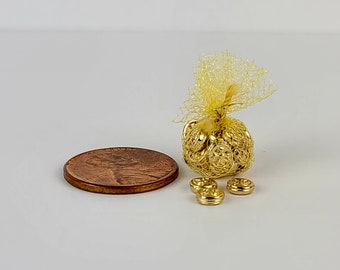 St. Patrick's Day Bag of 25 Gold Coins for a Leprechaun (Miniature)