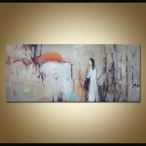 Abstract Canvas Art Large Artwork Painting On Canvas Of Women Oil Painting Abstract Original Living Room Wall Art Modern Artwork Textured