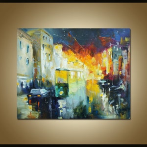 Oil Painting Abstract Art, Original Artwork, Abstract Canvas Painting Bedroom Decor Canvas Wall Art, Abstract Canvas Art Contemporary Art