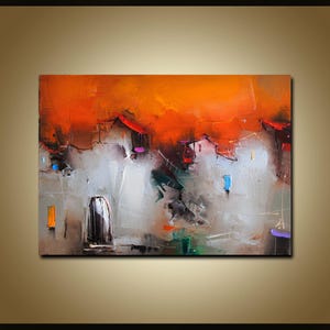 Orange Abstract Art Orange 3D Texture Art Beige Minimalist Art Beige Wall Art Orange Abstract Painting Orange Wall Art Modern Wall Art