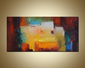Oil Painting Abstract, Landscape Painting, Contemporary Art, Original Painting, Canvas Painting, Abstract Oil Painting Palette Knife Art
