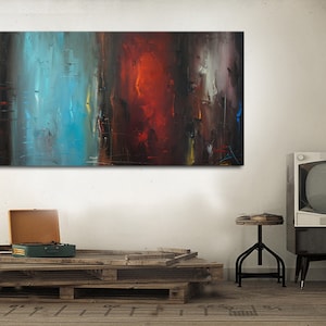 Large Abstract Oil Painting, Large Art, Original Oil Painting, Large Wall Decor, Large Oil Painting, Large Canvas Art, Oil Painting Abstract