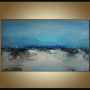 Large Original Abstract Art Painting,Large Abstract Sky Painting,Large Abstract Art,Abstract Painting on Canvas,Large Ocean Canvas Painting
