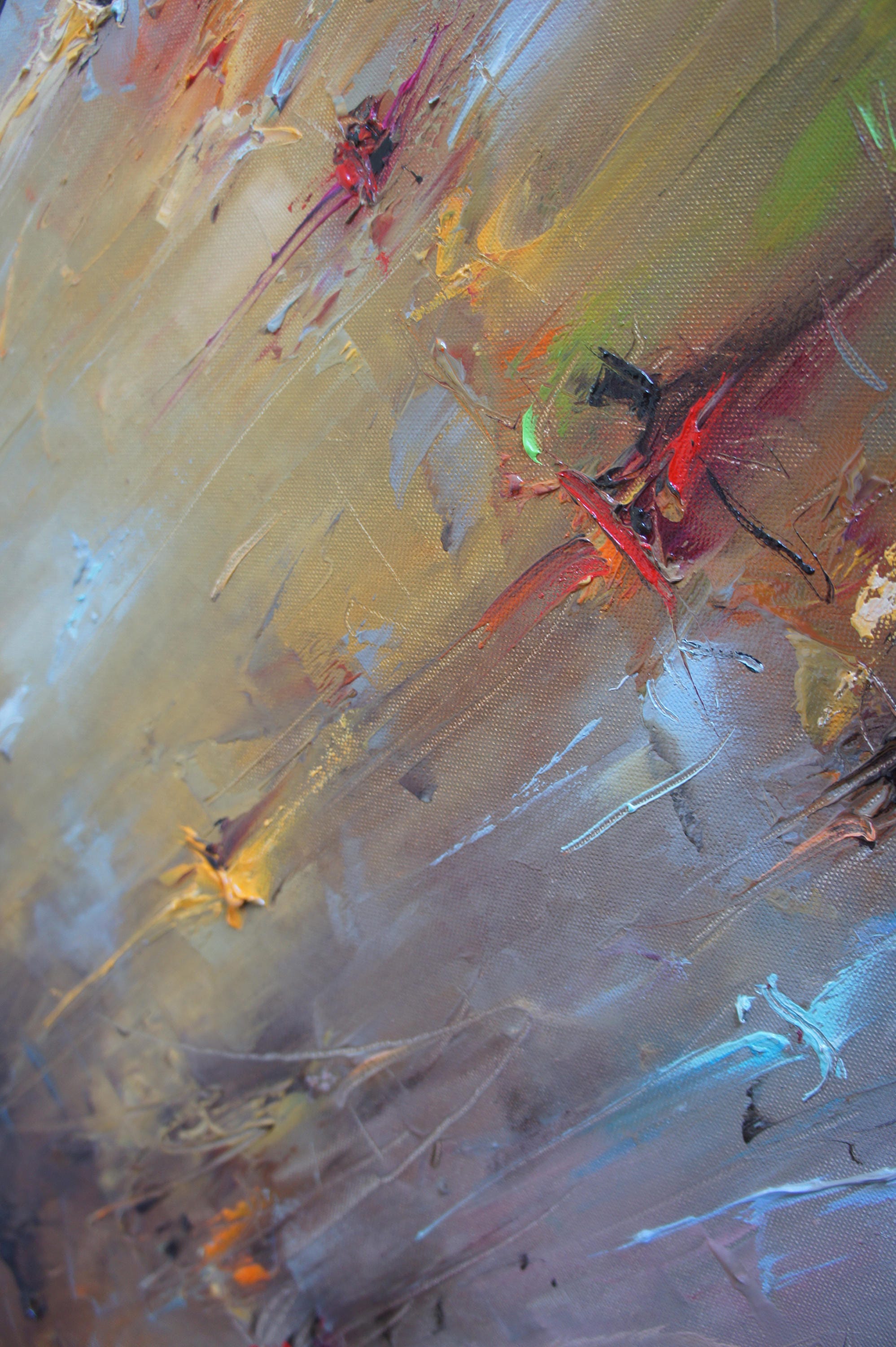 Extra Large Abstract Painting XXL Canvas Art. Hand Made Etsy