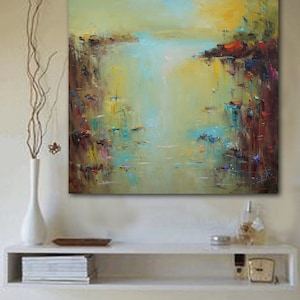 Grote kunst oversize canvas Wall Art goud abstract schilderij op canvas goud schilderij hedendaagse kunst schilderij originele Wall Art Office decor