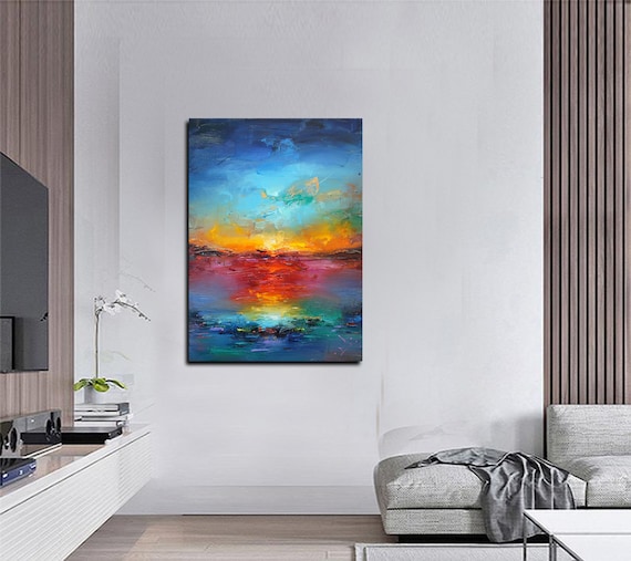 抽象芸術、現代芸術、オリジナル油絵、抽象キャンバスアート