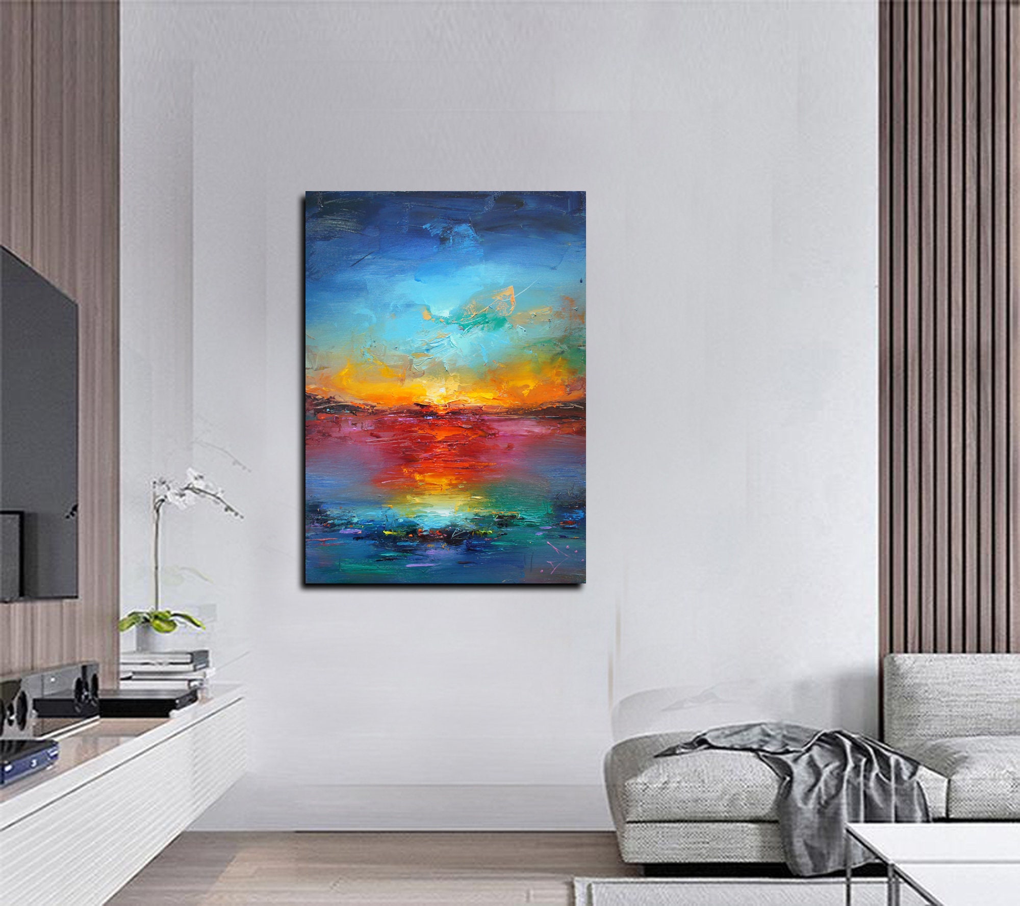 油絵/抽象画/大型/現代アート/モダンアート/壁掛け/北欧