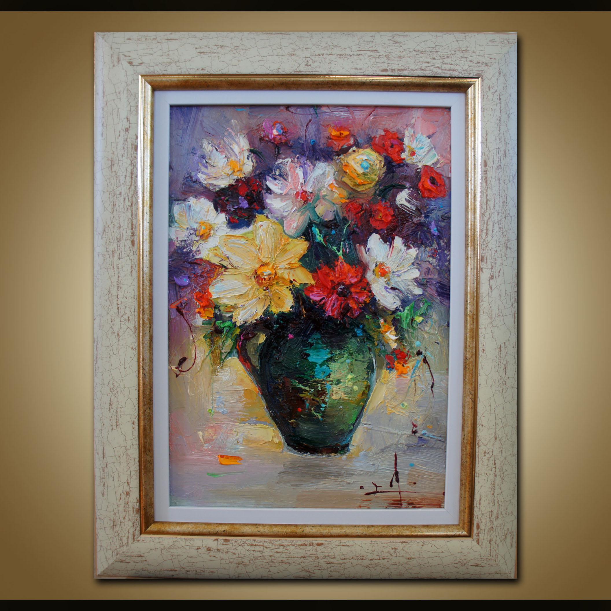 油彩画　静物画　インテリアアート z133 油絵 静物画