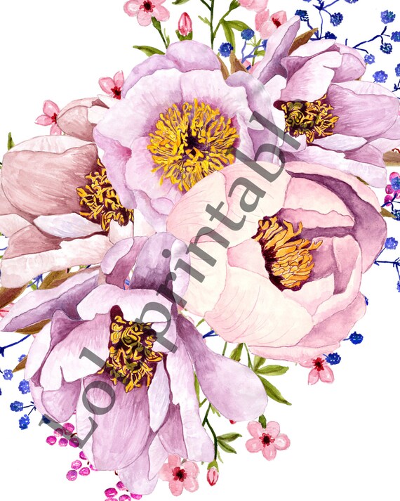 Flores impresiones digitales: Arte FLORAL DIGITAL - Etsy España Flores impresiones digitales: Arte FLORAL DIGITAL - Etsy España