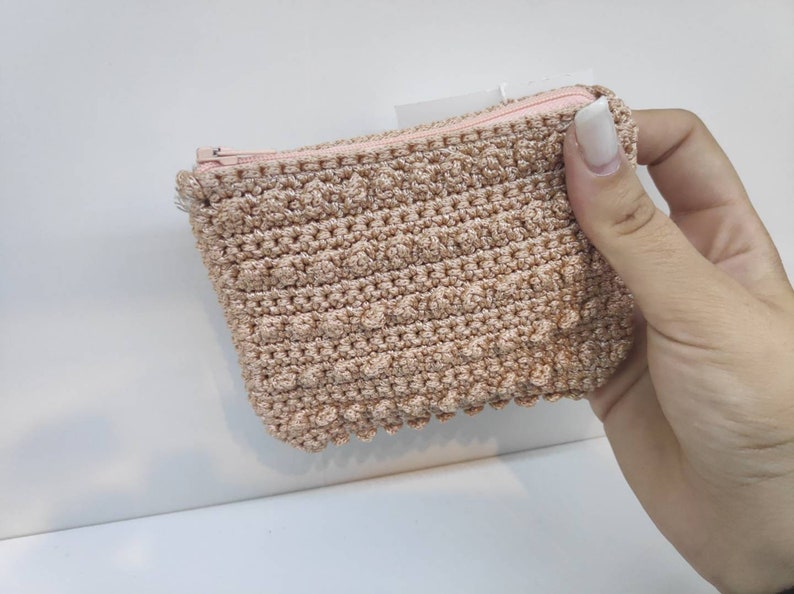 A beautifull handmade crochet clutch bag