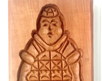 Gingerbread mold Baker biscuit printed gingerbread hand carved pear