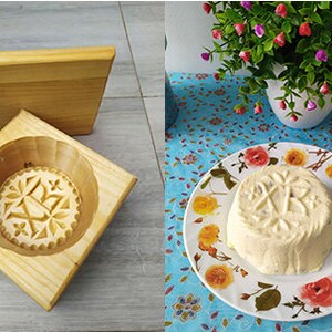 universal wooden mold for Easter cheese butter and cookies Linden wood volume Syrah 500g