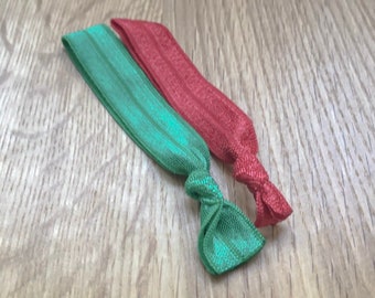Items Similar To 2 Pack Damage Free Hair Ties In Teal And