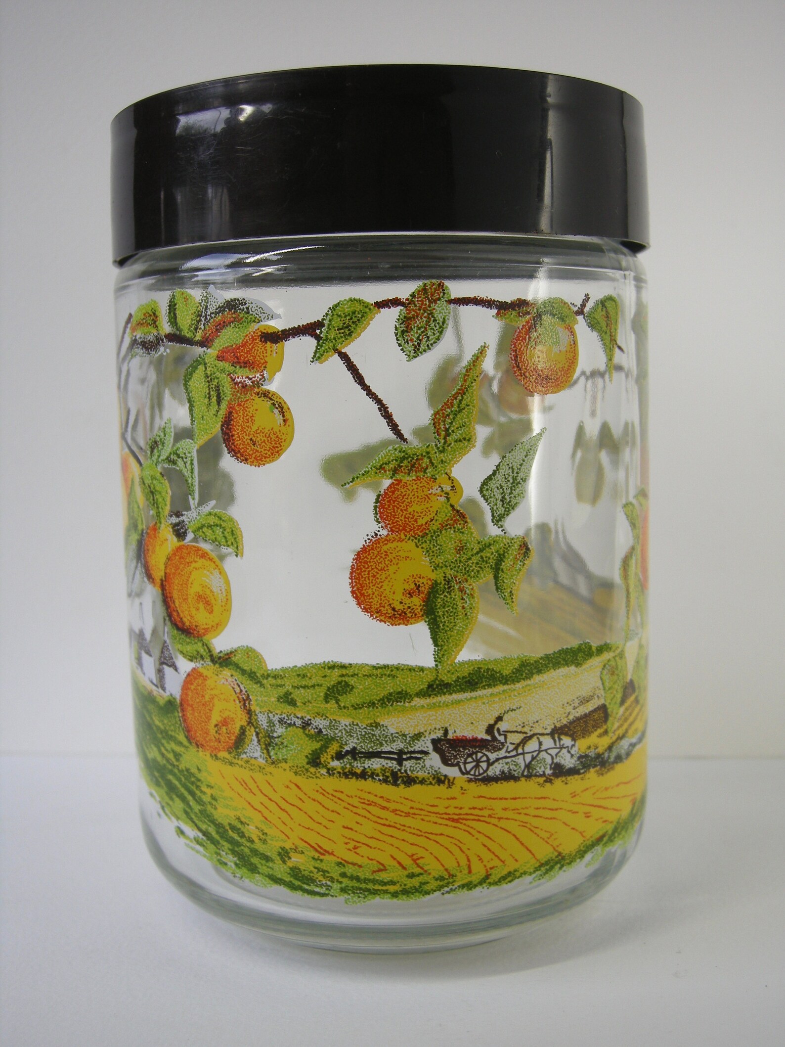 Italian glass Jar/Containers with Plastic Sealed Lid Etsy