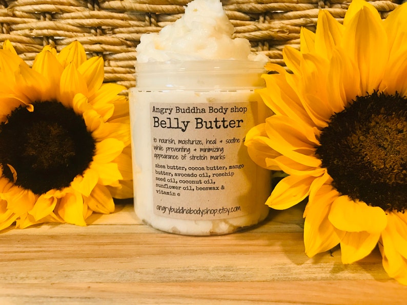 Belly Butter Organic Body Butter for Pregnant Bellies Etsy