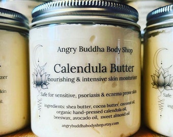 Calendula butter, body butter, natural butter