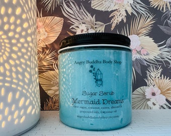 Sugar Scrub, natural body scrub, body polish, moisturize, exfoliate, self care