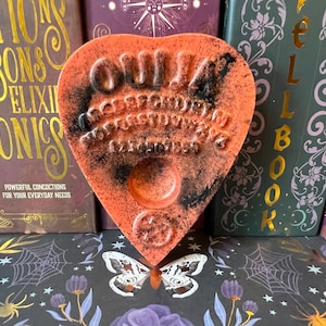 Ouija Planchette Pumpkin Spice bar soap, natural soap with cocoa and shea butter base, occult gift, witchy body care