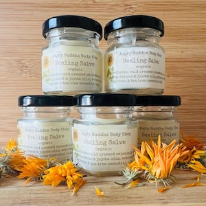 Calendula salve, herbal and organic skin salve