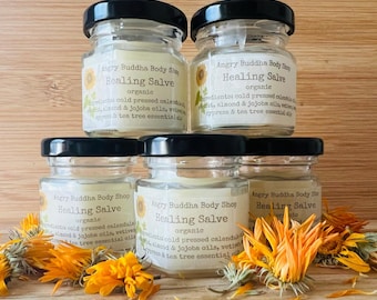 Calendula salve, herbal and organic skin salve