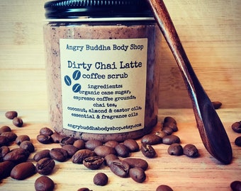 Coffee Sugar Scrub, Exfoliating Body and Face