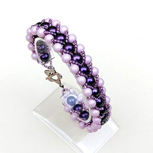 Zelfstudie kralenarmband: doe-het-zelf patroon met parel- en zaadkralen (pdf (parelmoer))