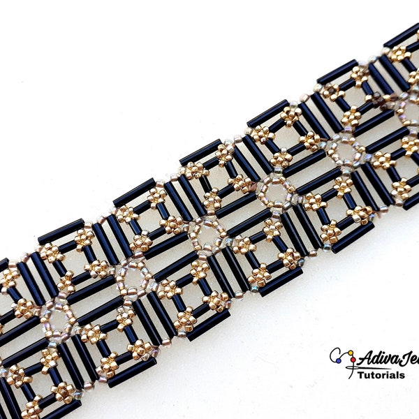 Modèle de bracelet de perles, tutoriel « Lara »