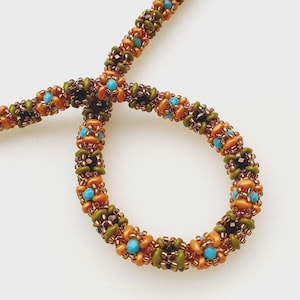 Beaded Rope Pattern: Seed Beads & SuperDuo ("Poly" PDF Tutorial)