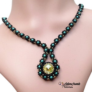 Beaded Necklace Pattern, afrodita Tutorial - Etsy