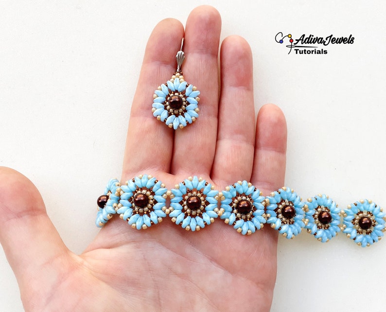 beaded jewelry pattern, DIY beadwork design, bead weaving guide, superduo beading DIY, seed bead projects, jewelry making PDF, DIY jewelry set, beadwork instruction, handmade jewelry guide, step-by-step beading, creative bead designs