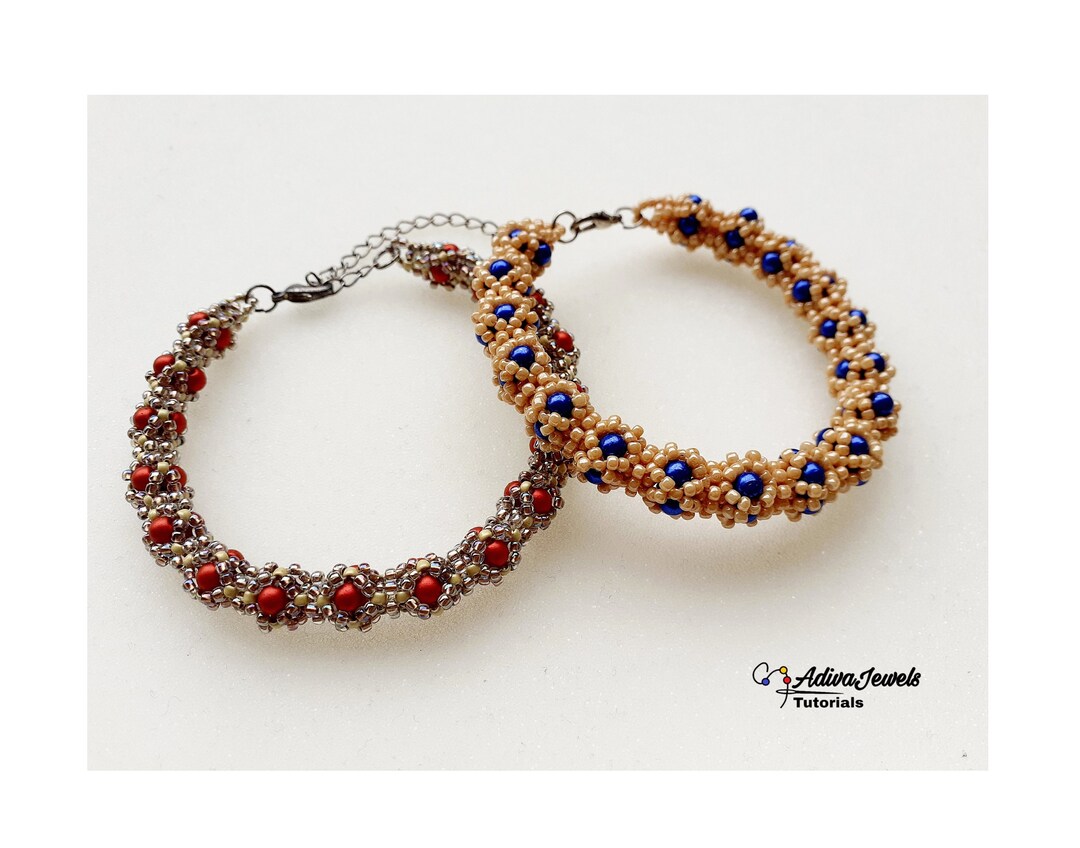 Beads Rope Pattern, Necklace or Bracelet Tutorial, dora PDF Pattern - Etsy