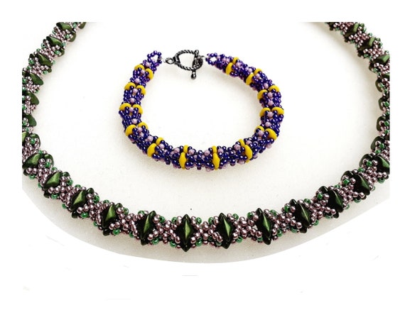 Bead weaving necklace sale