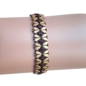 Jewelry Making PDF, Beaded Bracelet DIY, &quot;Romy&quot; Beadwork Tutorial (English)