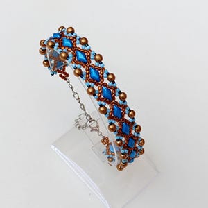 Bracelet Making Guide, Beaded Jewelry Tutorial, &quot;Fily&quot; PDF Beading Pattern (English)