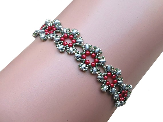 Poinsettia bracelet clearance