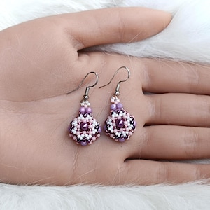 Perlen Ohrringe Muster: DIY Boho Schmuck Anleitung ("Kalia" PDF)