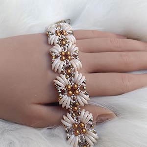 Beading Bracelet Tutorial, "Zeta" Bead Weaving Jewelry Pattern