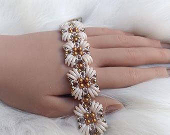 Beading Bracelet Tutorial, "Zeta" Bead Weaving Jewelry Pattern