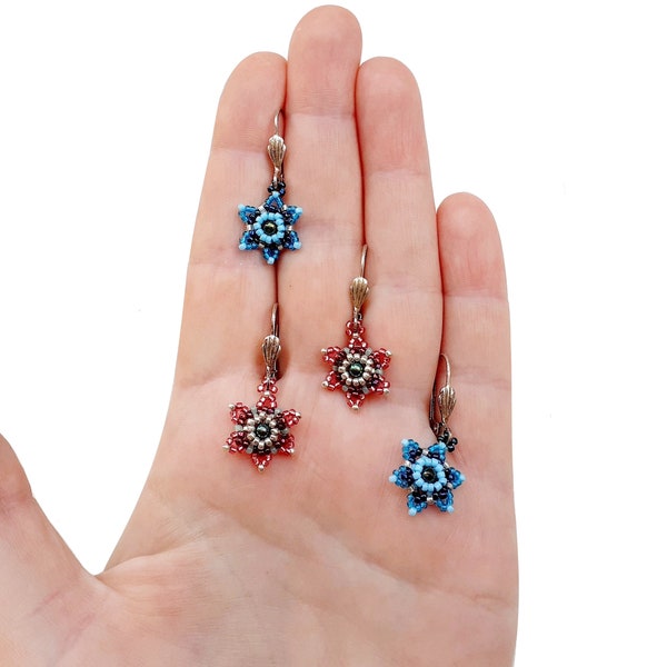 Simple Beading Patterns, "Anne" Earrings Tutorial